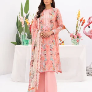 Unstitched Embroidered Lawn Collection 2024.