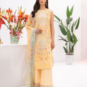 Unstitched Embroidered Lawn Collection 2024.